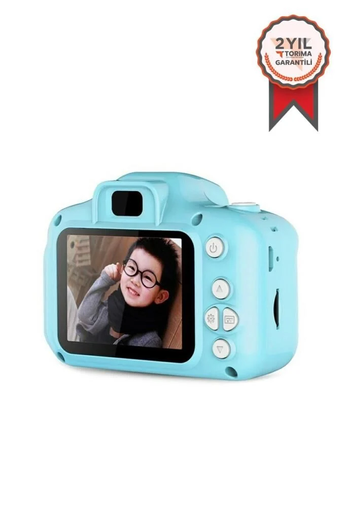 Torima CMR 7 Mavi Mini 1080p Hd Çocuk Kamera Dijital Fotoğraf Makinesi 2-0 Inç Ekran